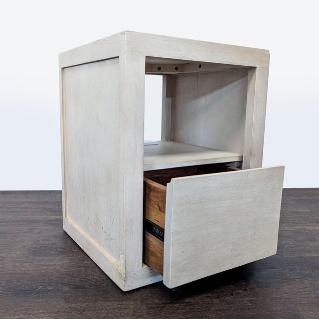 Modern Pottery Barn Cayman Charging Nightstand For Sale - Image 3 of 10
