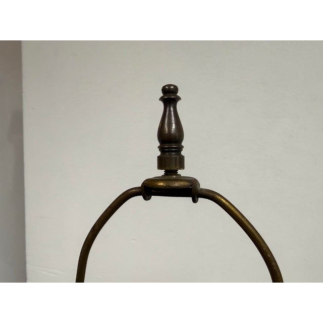 Ceramic Chinoiserie Porcelain Figural Table Lamp, Vintage For Sale - Image 7 of 12
