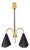 Mid-Century Modern Pendant Light in Brass and Metal, 1970s For Sale