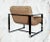 Vintage Milo Baughman Style Flatbar Chrome Chair For Sale - Image 4 of 5