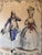 Mid 19th Century Court Costume, 1847, Lithograph For Sale - Image 5 of 10