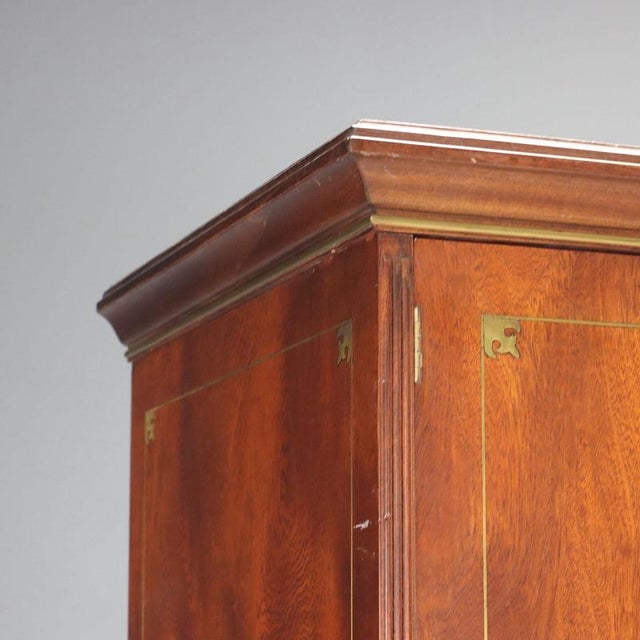 Nautical Mahogany Wardrobe in the style of The Great Estern For Sale - Image 4 of 12