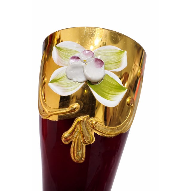 1980s Vintage Murano Glass Liquor Service, 1980s, Set of 7 For Sale - Image 5 of 12