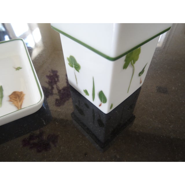 Early 21st Century Hermes Mesclun Porcelain Small Tray and Trinket Box For Sale - Image 5 of 7