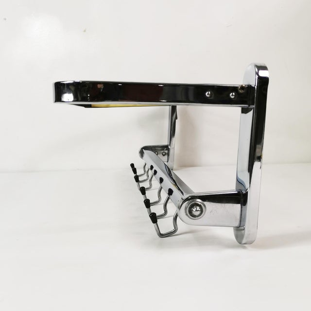 Bauhaus Bauhaus Wall Hanger, Czechoslovakia, 1950s For Sale - Image 3 of 13