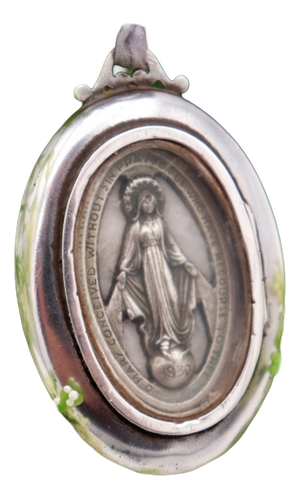 Silver Medal with Our Lady