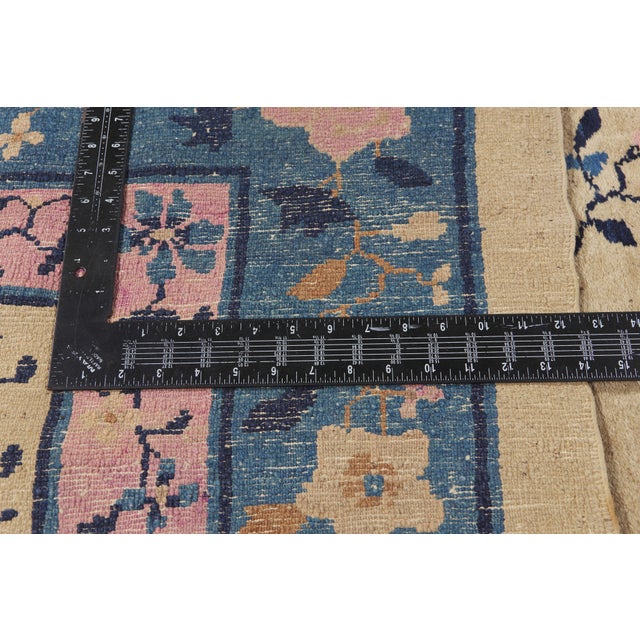 Textile Antique Chinese Peking Rug, 08'03 X 09'08 For Sale - Image 7 of 10