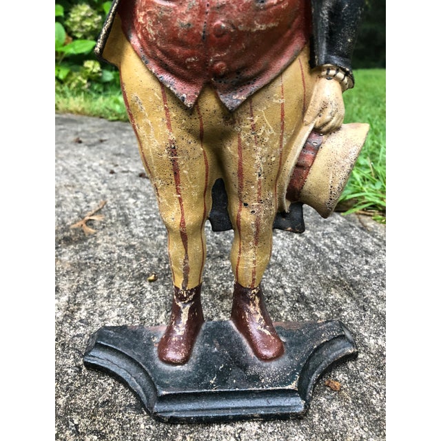 American Mr. Pickwick Cast Iron Doorstop For Sale - Image 3 of 5