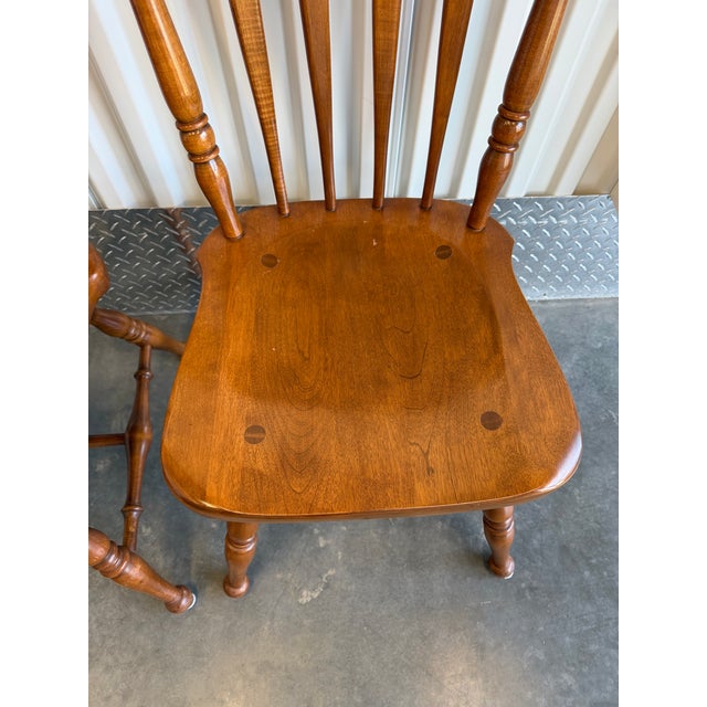1980s Pair of Ethan Allen Chairs For Sale In Philadelphia - Image 6 of 11