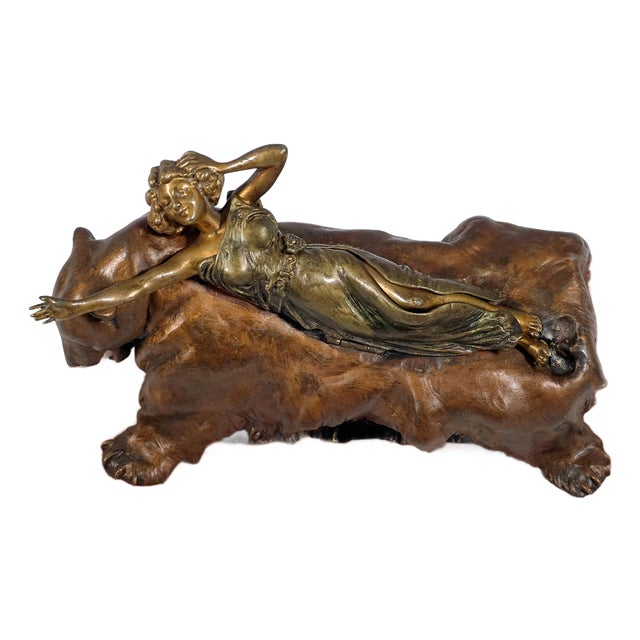 Viennese Mechanical Bronze Figurine by Carl Kauba, 1900s For Sale