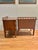 Thomasville 1970’s Thomasville Faux Bamboo and Rattan Chinoiserie Hollywood Regency Nightstands - A Pair For Sale - Image 4 of 12