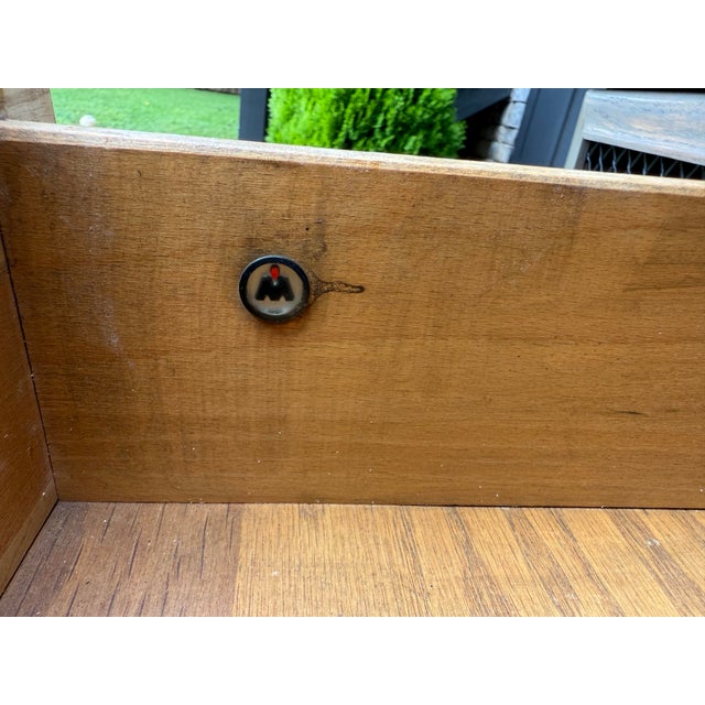 Vintage Mid-Century Mengel Credenza / Media Cabinet Solid Wood For Sale - Image 9 of 10