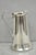 Vintage Sheffield USA Silver Plated Mid Century Modern Tapered Water Pitcher with Ice Lip. Circa Mid 20th Century....