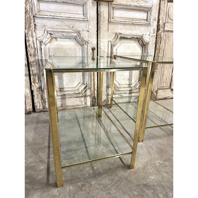Bronze Sofa Side Tables by Jacques Quinet, 1960s, Set of 2 For Sale - Image 9 of 14