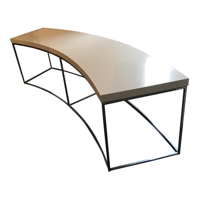 Milo Baughman Curved Sofa Table Chairish