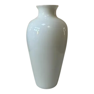 Mid 20th Century Murano Vase in Opaline Glass by Venice Glass Maker Salviati