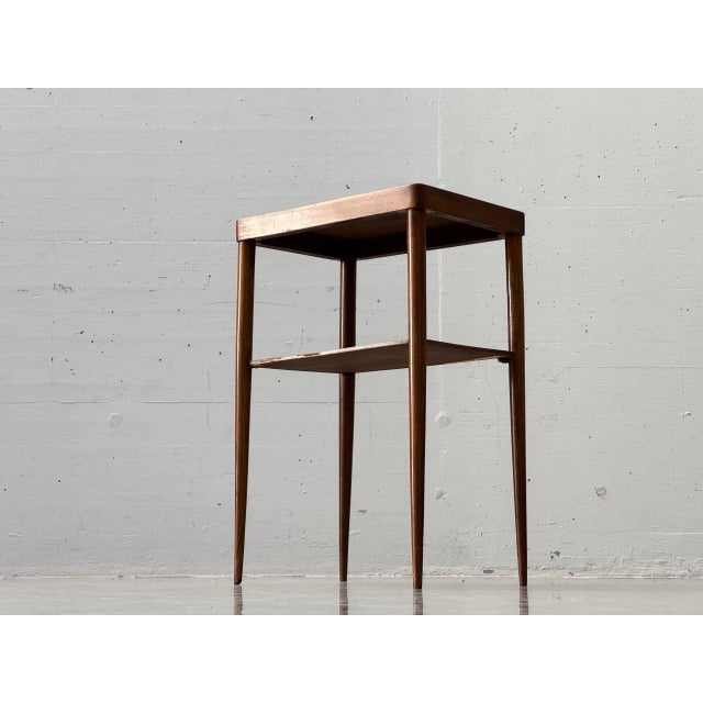 Mid-Century Side Table with Shelf in Teak, 1960s For Sale - Image 4 of 16