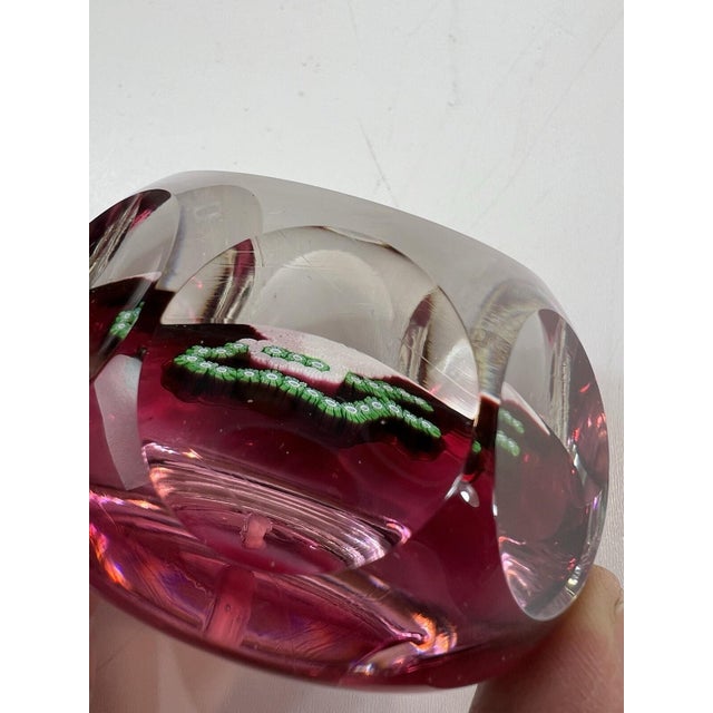 Paperweight Christmas Bells Glass 1977 Signed Vintage Perthshire For Sale - Image 14 of 18