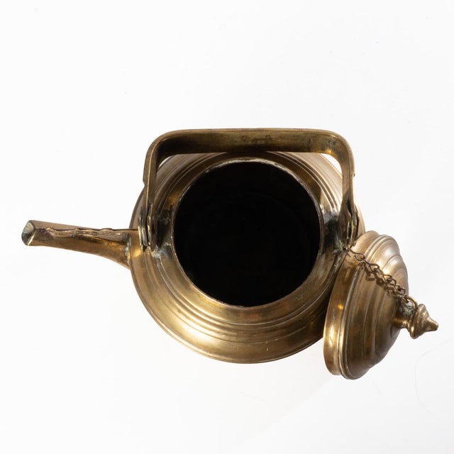 18th Century 18th Century Brass Tea Kettle For Sale - Image 5 of 10