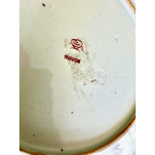 Antique Japanese Meiji Period Famille Jaune Porcelain Charger Plate by Yamatoku For Sale - Image 14 of 15