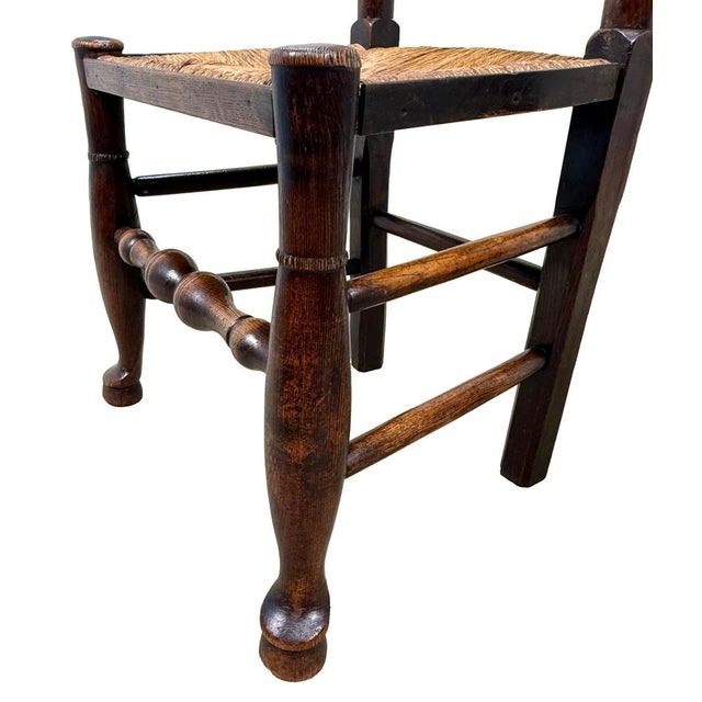 Early 19th Century Georgian Farmhouse Ladderback Dining Chairs, Early 19th Century, Set of 10 For Sale - Image 5 of 18