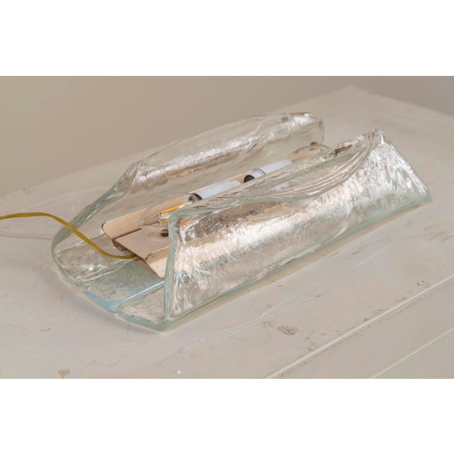 Ivory Murano Glass Wall Light, 1970s For Sale - Image 8 of 11