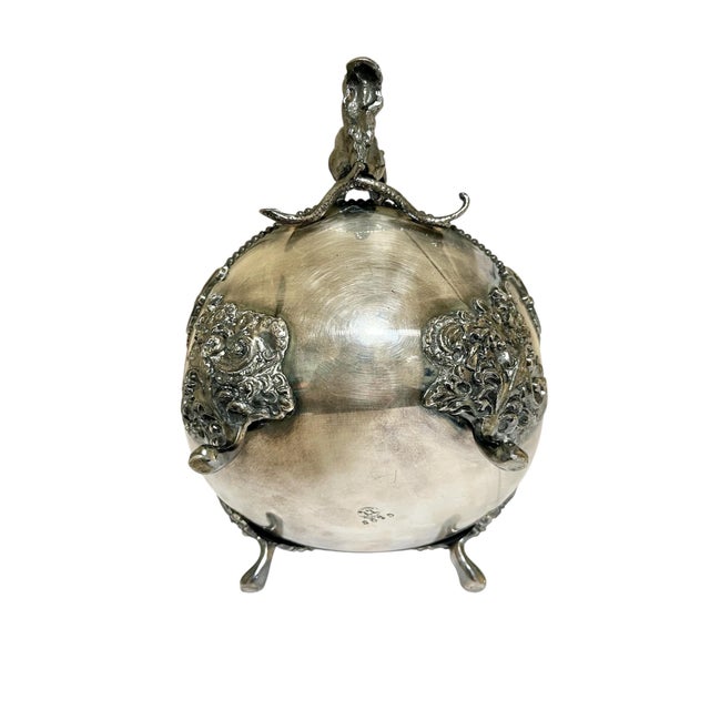 Antique Victorian Rockford Silver Plate Squirrel Nut Bowl For Sale In Dallas - Image 6 of 7
