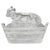 Mid-20th Century Lidded Box with Cow in Glass, 1940s For Sale - Image 11 of 11