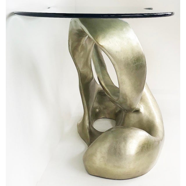 Early 21st Century Tony Duquette for Baker Biomorphic Console, Silver Leaf Finish For Sale - Image 5 of 11