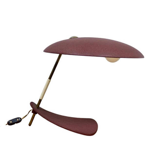 Vintage Italian UFO Desk Lamp from Stilnovo, 1950s For Sale - Image 9 of 9