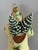 Early 21st Century Patricia Breen “Holly’s” Santa Hand-Painted Glass Christmas Ornament For Sale - Image 5 of 12
