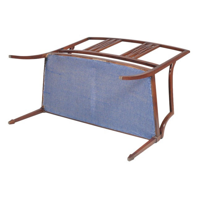 Art Nouveau Walnut Sofa from Jakob & Joseph Kohn For Sale - Image 4 of 12