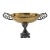 Rococo-Style Mixed Metal Compote Centerpiece For Sale