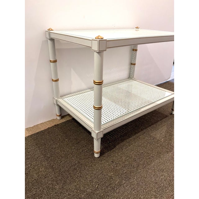 Chelsea House Inc Chelsea House Conner Cane Cocktail Table For Sale - Image 4 of 5