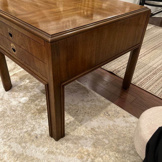 1970s Mid-Century Modern, Drexel Heritage Accolade End Table/Nightstand For Sale - Image 5 of 12