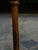 Vintage MCM Tall Wooden Coat Rack With Brass Hooks For Sale - Image 4 of 12