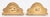 1950s Vintage Italian Rococo Carved Giltwood Wall Brackets Shelves - A Pair For Sale - Image 5 of 8