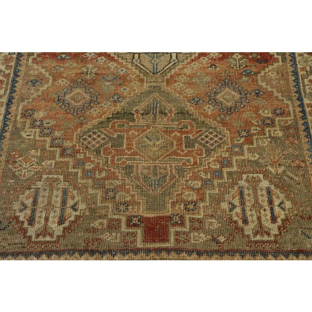 Antique Persian Shiraz Rug - 03'04 X 05'00 For Sale - Image 4 of 10