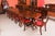 Antique Regency Revival Triple Pillar Dining Table, 1900s For Sale - Image 4 of 17