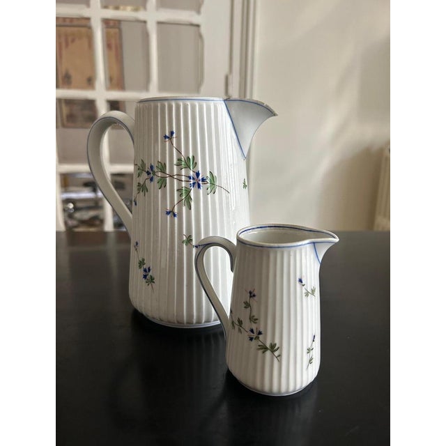 Boho Chic Tea Service in Porcelaine, 1890s, Set of 7 For Sale - Image 3 of 18