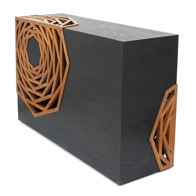 Oggetti Hanako Console, Black For Sale - Image 4 of 7