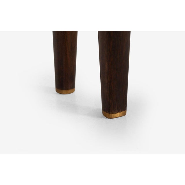 1950s Edward Wormley for Dunbar Extension Dining Table For Sale - Image 11 of 12