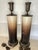 Glass Pair of Vintage La Rochère French Cameo Glass Table Lamps Wheat Motif For Sale - Image 7 of 10