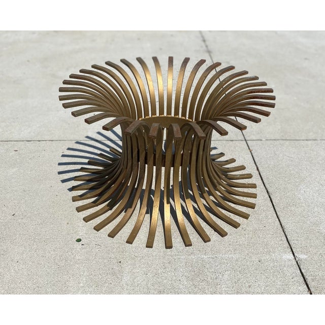 Mid Century Iron Sheaf of Wheat Cocktail Table Chairish