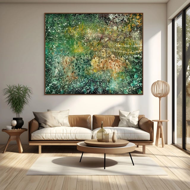 This artwork will be shipped rolled. Reiner Heidorn is a self-taught German contemporary painter known for monumental...