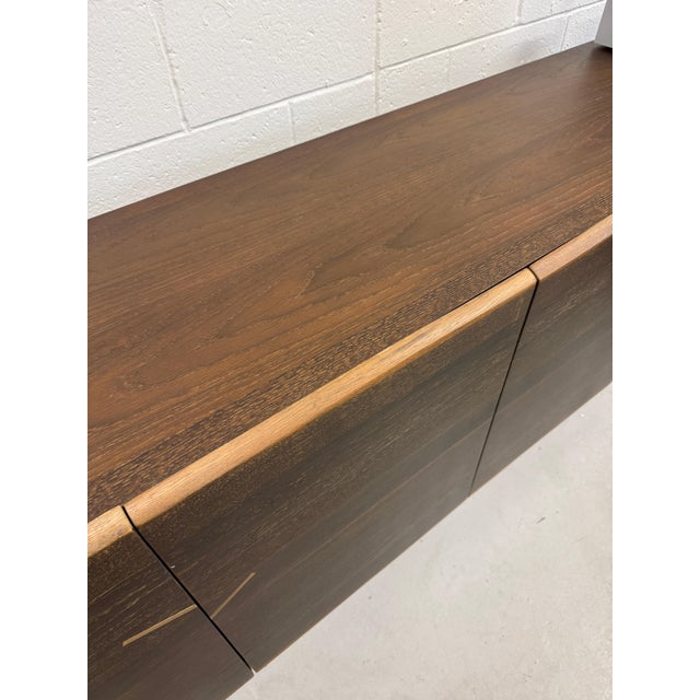Brown Artisan Made Live Edge Credenza Sideboard For Sale - Image 8 of 18