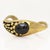 Late 20th Century Signed Mid-Century Stephen Burr Brutalist Cast Brass & Agate Cabochon Bracelet For Sale - Image 5 of 11