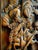 Mid 20th Century Striking Vintage Chinese Teak Relief Carving Wall Panel Chinoiserie Hollywood Regency Asian Wall Sculpture For Sale - Image 5 of 12