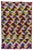 Vintage Uzbek Tribal Silk Ikat Wall Hanging, 1920s For Sale