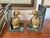 Brass Late 20th Century Solid Brass Duck Bookends on Marble For Sale - Image 8 of 10